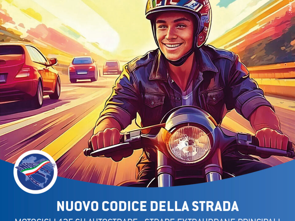 nuovo codice della strada 2024 motocicli 125 in autostrada e strade extraurbane principali